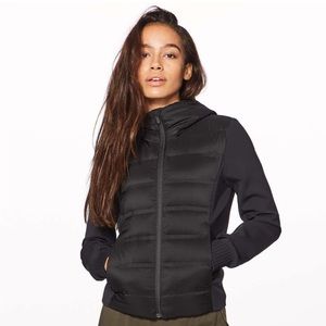 Lululemon black down jacket size 2